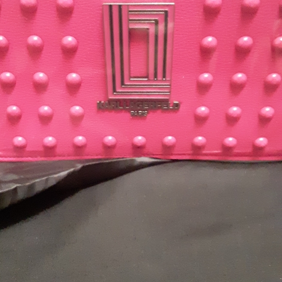 Karl Lagerfeld Paris Simone Raspberry Crossbody bag - Picture 4 of 7